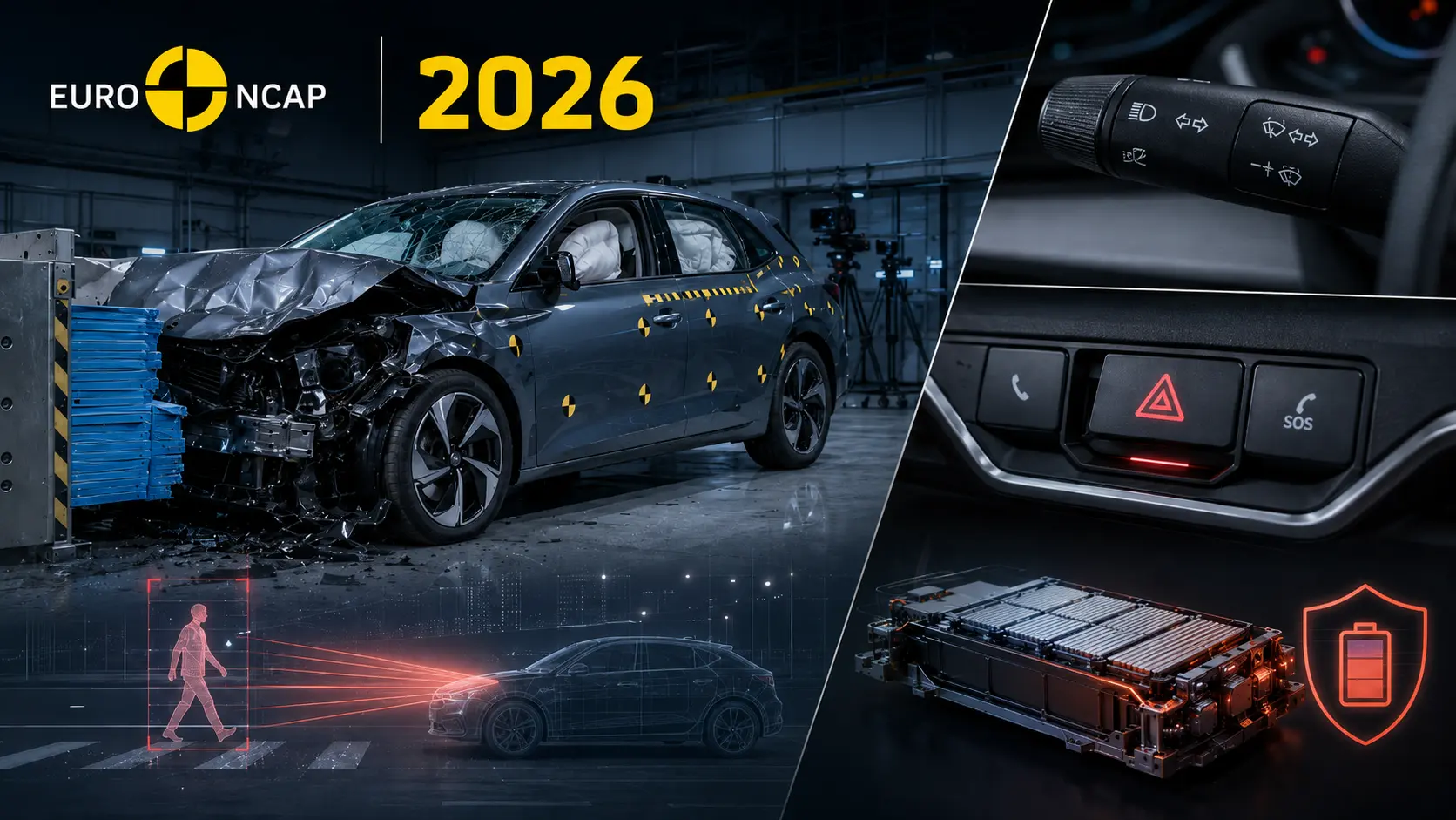 Euro NCAP 2026 Protokolleri Netleşti: Fiziksel Kumandalar ve Yeni AEB Testleri Öne Çıkıyor